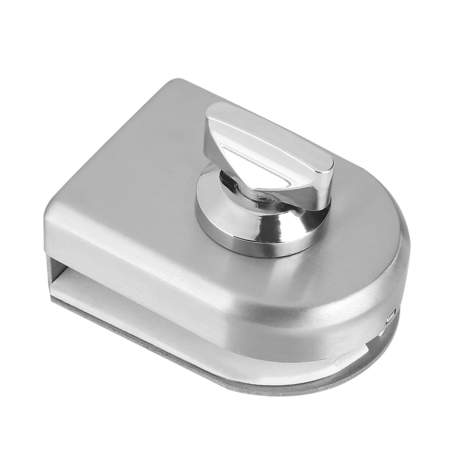 10~12mm Stainless Steel Glass Door Lock Latch Rotary Knob Open/Close Home Hotel Bathroom Use โ image 3
