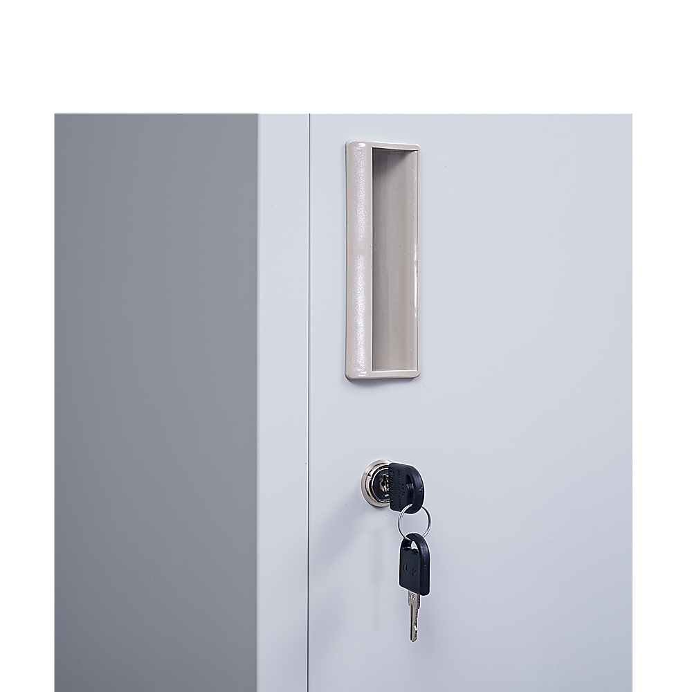 6-Door Locker for Office Gym Shed School Home Storage — image 4