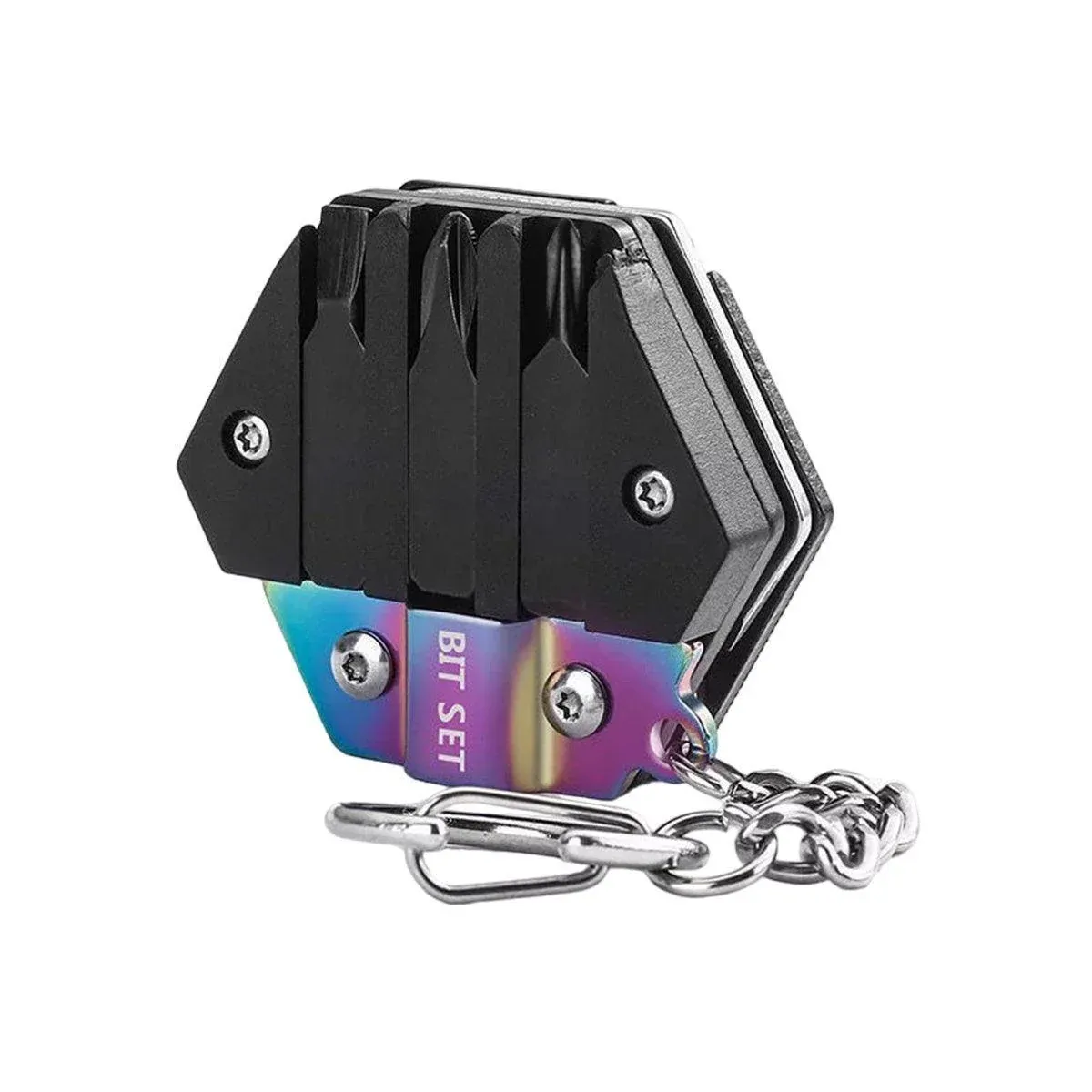 Multifunctional Hexagon Pocket Knife Outdoor Mini Tool Survival EDC Gear Kit - Multicolor