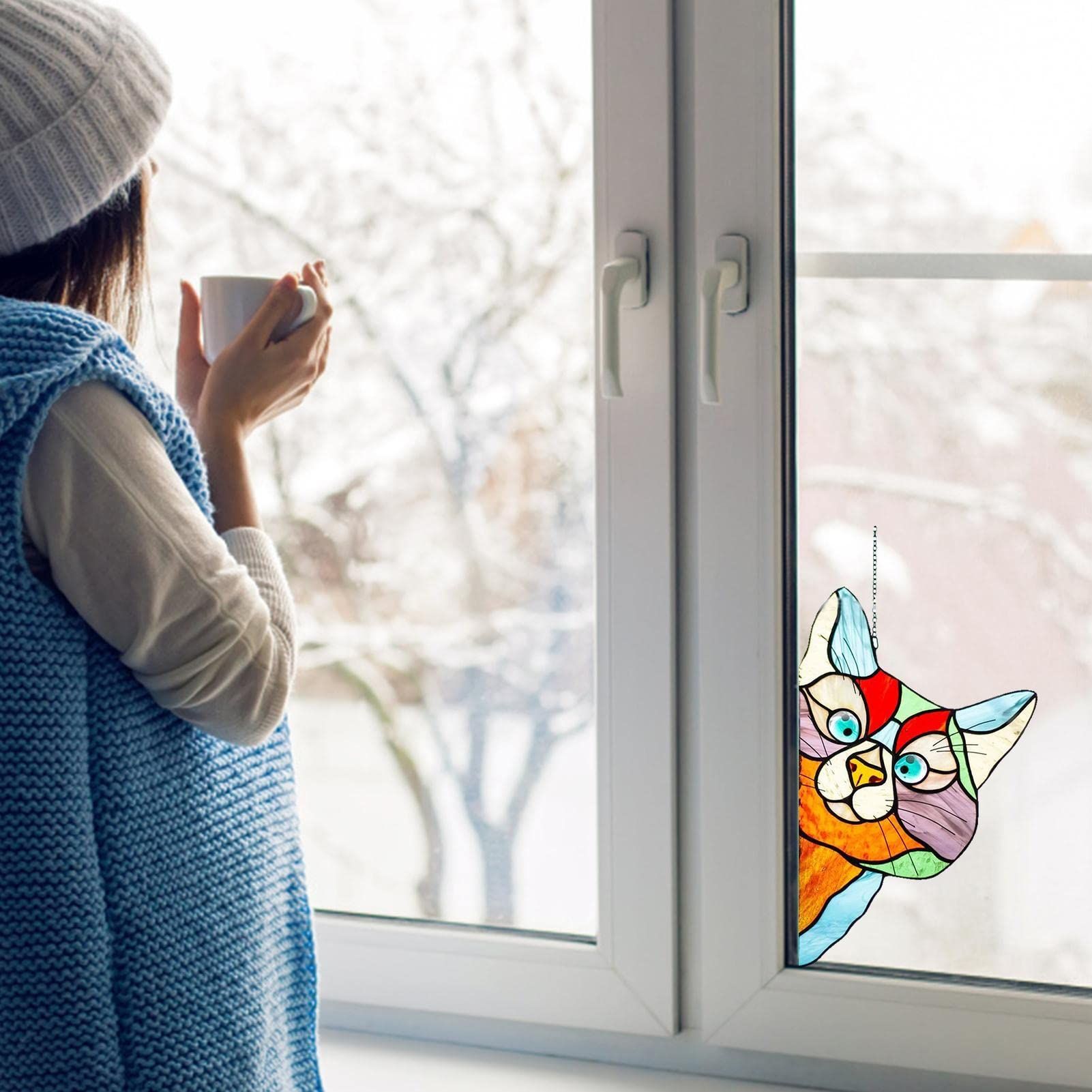 Funny Stained Glass Window Corner Decor โ image 5