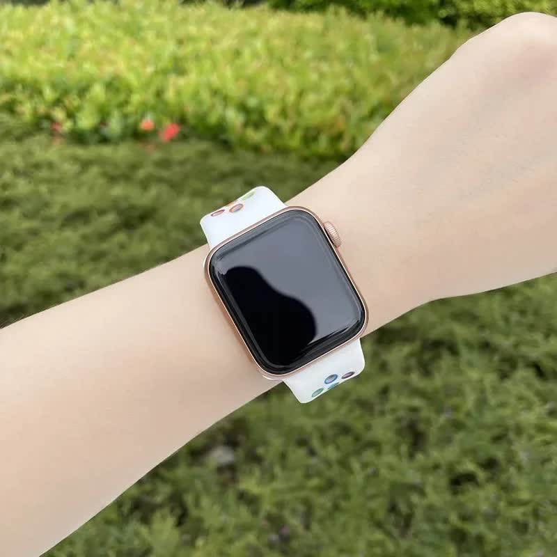 Compatible with Apple Watch Band Ultra 2, Series 9/8/7/6/5/4/3/SE, 45mm 49mm 44mm 40mm 41mm 42mm, Black Pink, 15 Pack — image 6