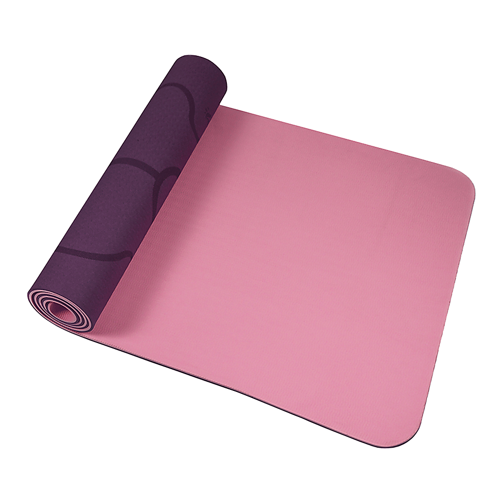 8mm TPE Yoga Mat Exercise Fitness Gym Pilates Non Slip Dual Layer — image 3