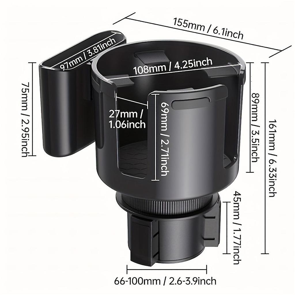 Car Cup Holder Adapter - Bottle and Beverage Organizer Auto Accessory โ image 4