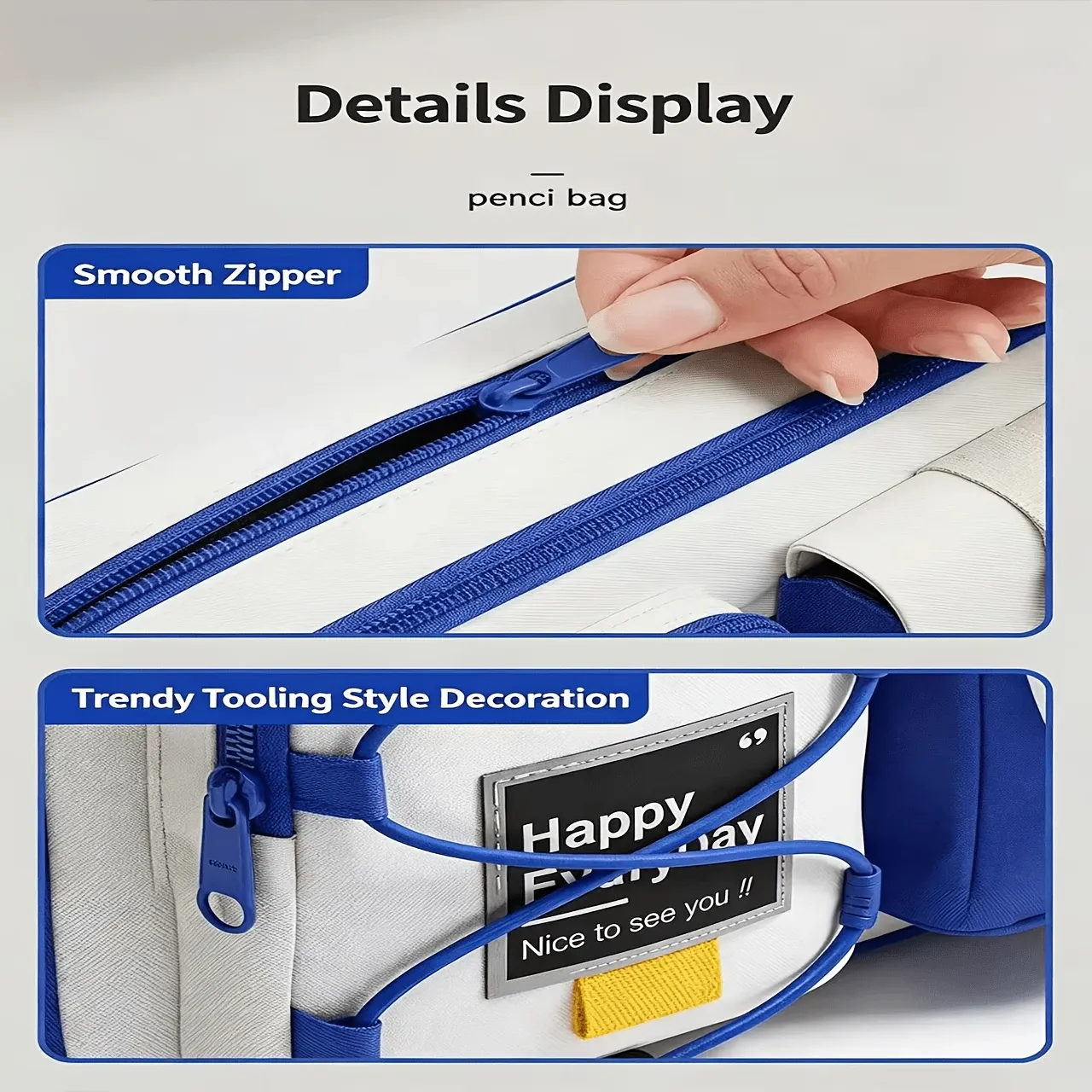 Tactical Style 9-Layer Large Capacity Pencil Case | Durable Woven Fabric, Flip-Top Wide Opening, Holds Hundreds of Pens, Desktop Storage Essential for Students — image 4
