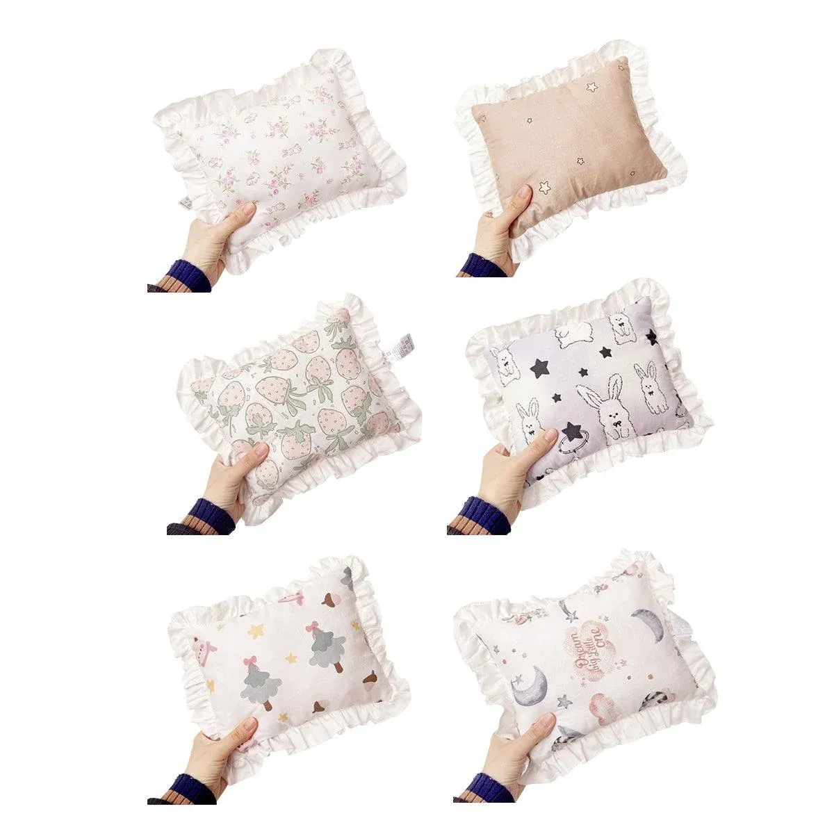 Lace Cat Pillow Soft Pet Cushion for Sleeping Comfortable Kitty Bed Cushion - Brown Stars โ image 3