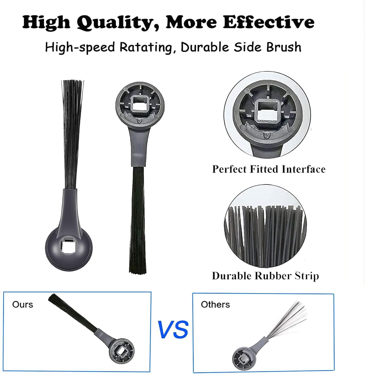 Side Brush Replacement Parts for Shark ION Robot IQ R101AE (RV1001AE),AV2511AE AV2501AE RV2502AE AV2501S IQ R101 (RV1001) RV1000 RV2001AE RV1012AE AV911S EZ — image 2