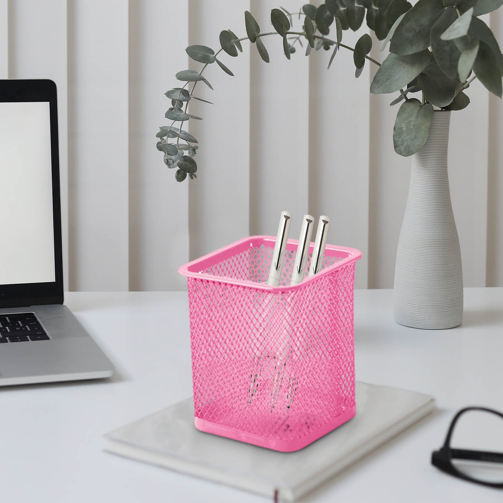 Pen Holder Mesh Pencil Holder Metal Pencil Holders Pen Organizer for Desk Office Pencil Holders, Back to Sch-ool Supplies J — image 3
