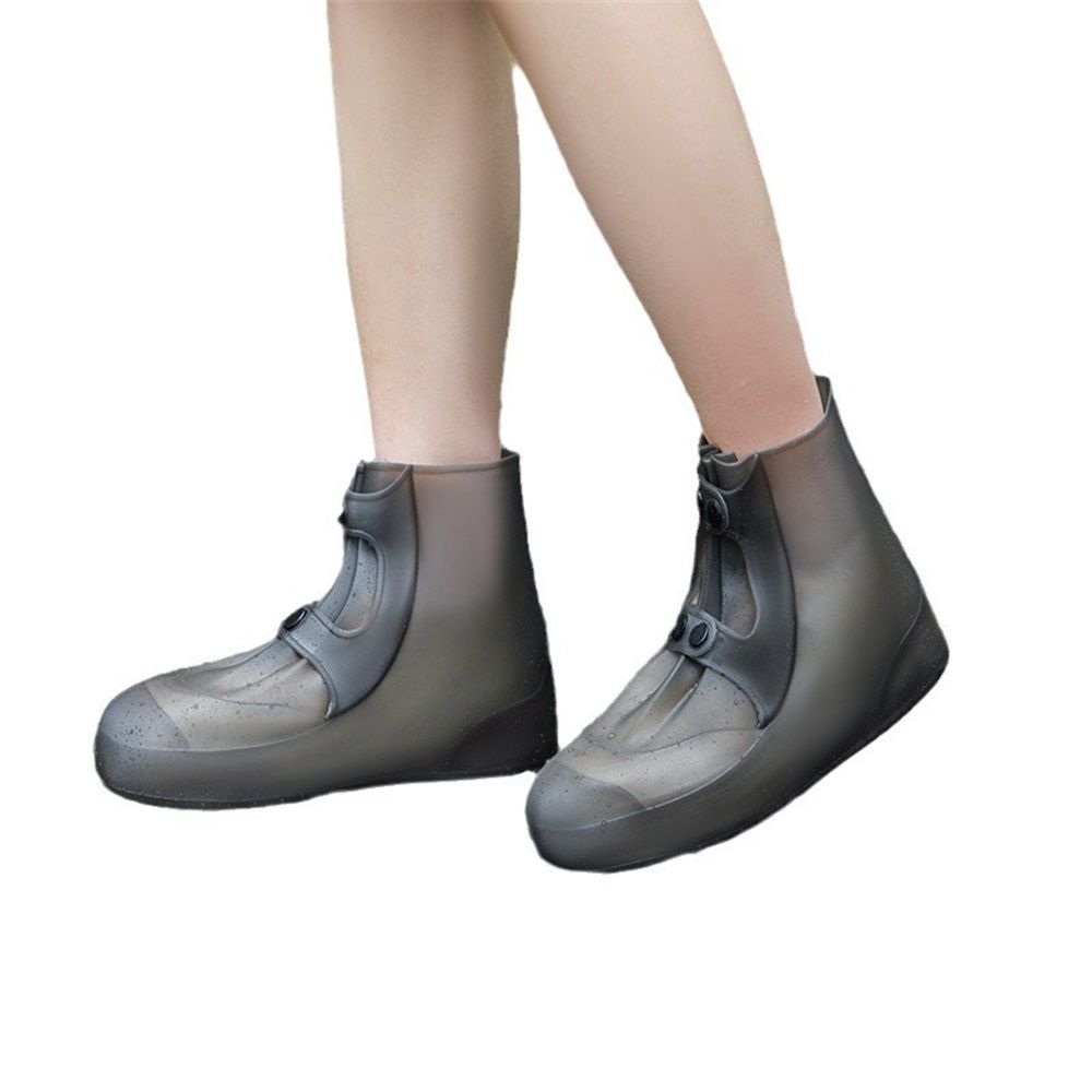 Rain Shoe Covers | Waterproof Shoe Covers for Men Women | Reusable Galoshes Overshoes Over Shoes (38-39,L)