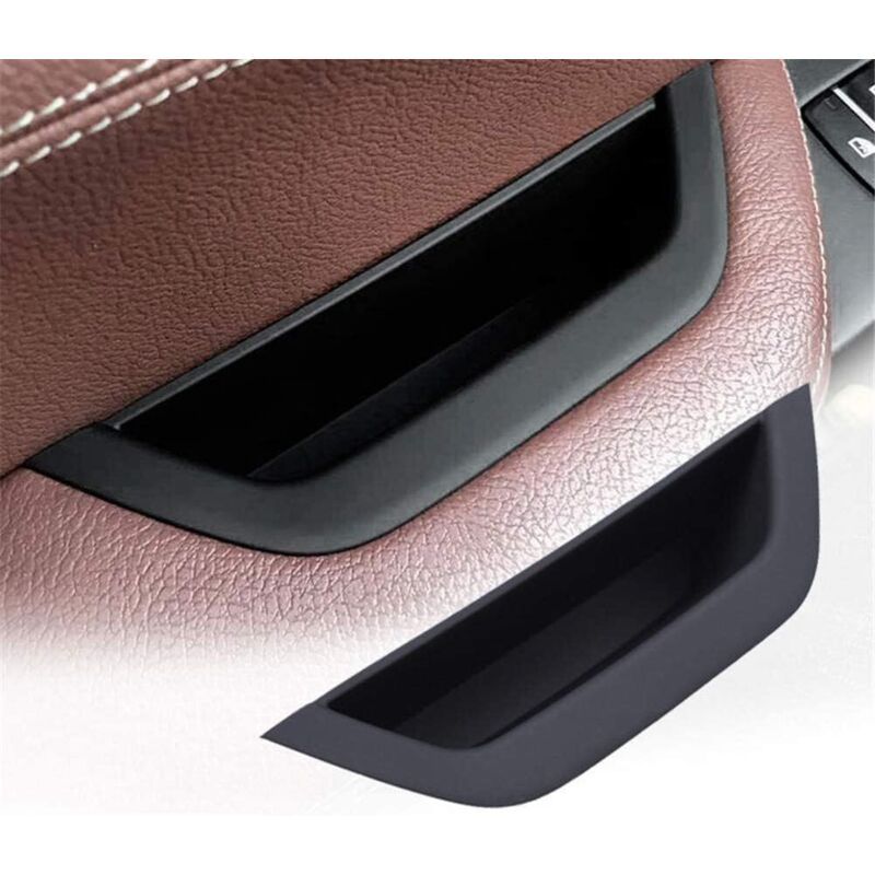 S Side Storage Box Compatible with BMW X3 X4 F25 F26 Car Door Handle Compatible with BMW X3 X4 20102017, Black โ image 4
