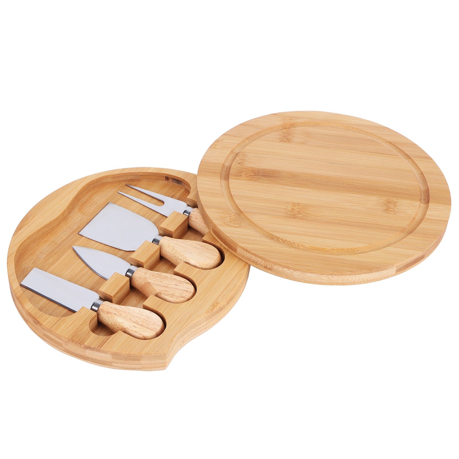 Stainless Steel Cheese Knives Wood Handle Cheese Cutting Knife Cutter Set Barbecue Kitchen Tools — image 2