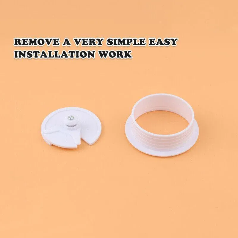 Desk Grommet Cable Hole Covers 50mm Wire Tidy Port for Table Surface 12pcs Set - White-12PCS — image 4