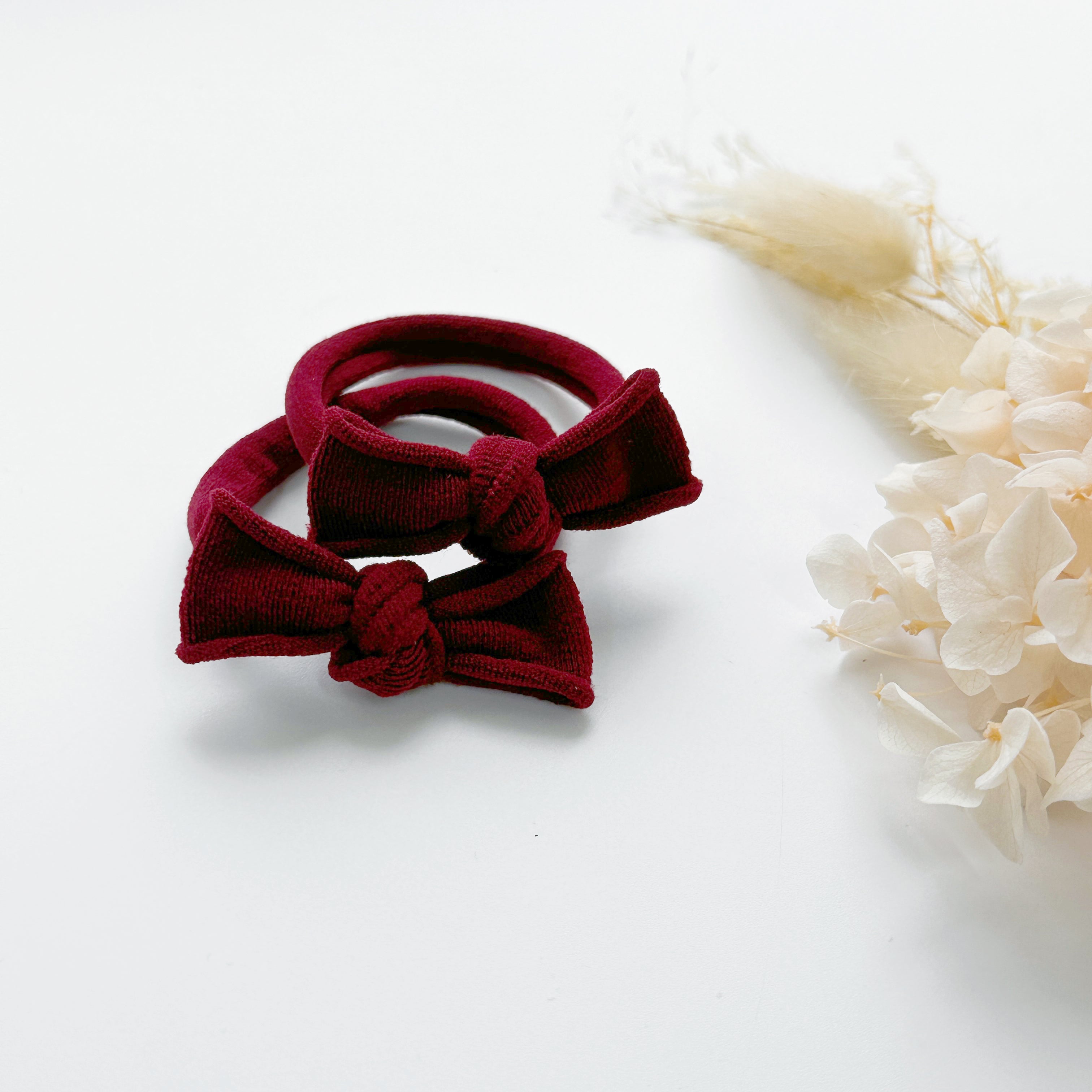 Handmade Simple Bows - School colours - Sky Blue - 1 pairs — image 5