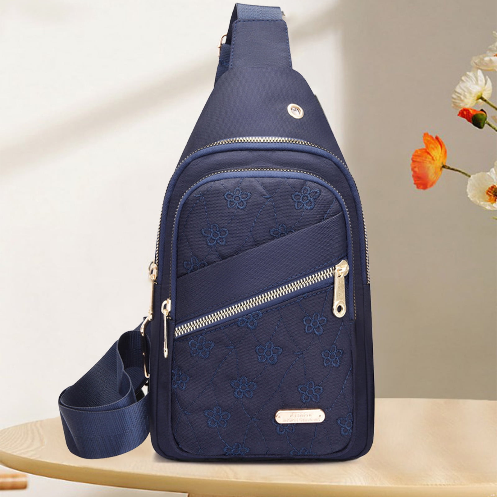 Sling Bag for Women, Crossbody Sling Backpack Small Sling Bag Multipurpose Crossbody Shoulder Bag Travel Hiking Backpack, Sling Bag for Men #5-Blue — image 6