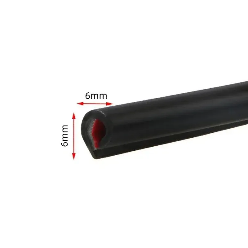 5m Car Door Edge Protector Strip Anti-Scratch Protection Rubber Trim Seal - Clear โ image 4