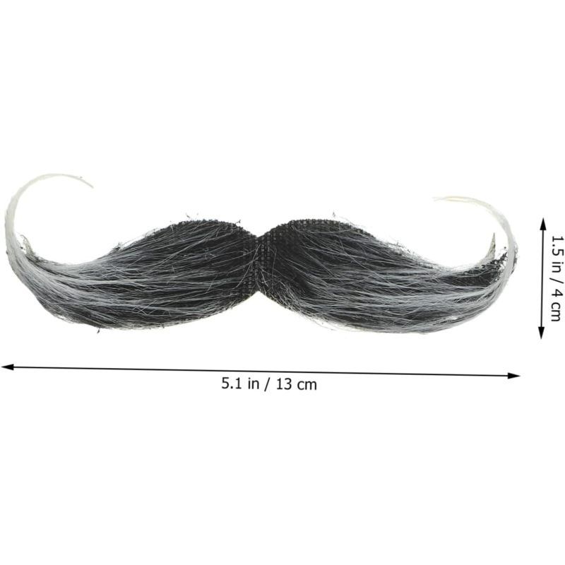 2pcs Halloween Costumes Halloween Decorations Beard Ornament Costume Beard Party Props Cosplay Fake Mustache Fake Beard โ image 2