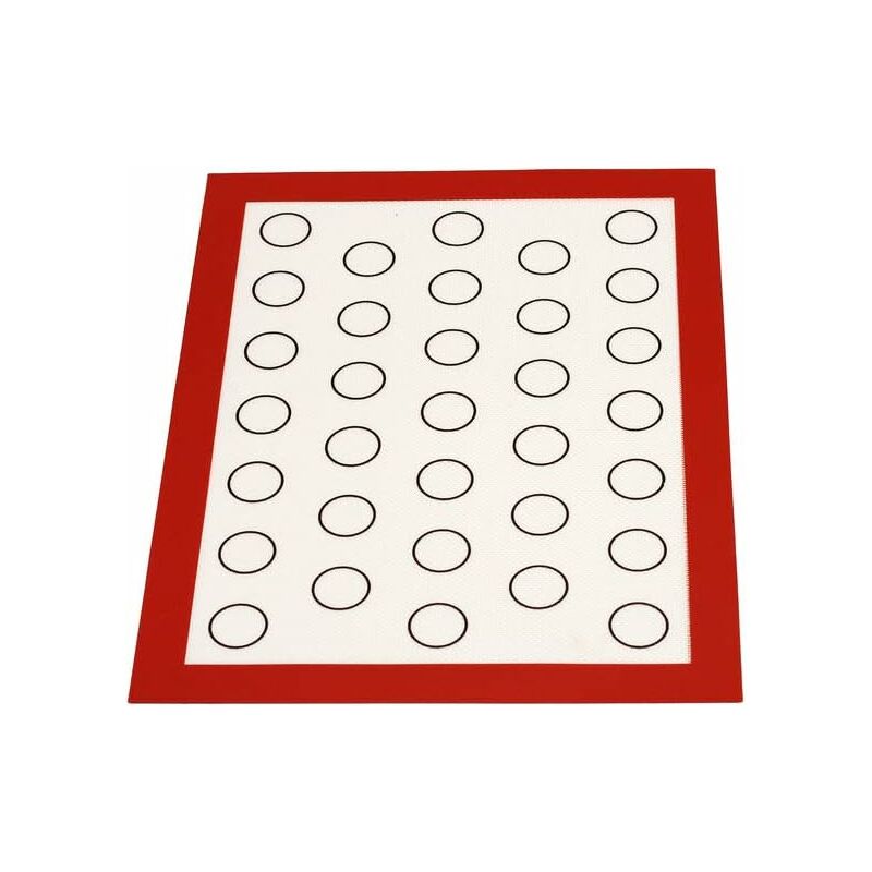 Silicone Baking Mat 3 pcs Set Reusable Non-Stick Baking Sheet Pastry Kneading Dough Oven Mat For Macaron Biscuit Dough — image 4
