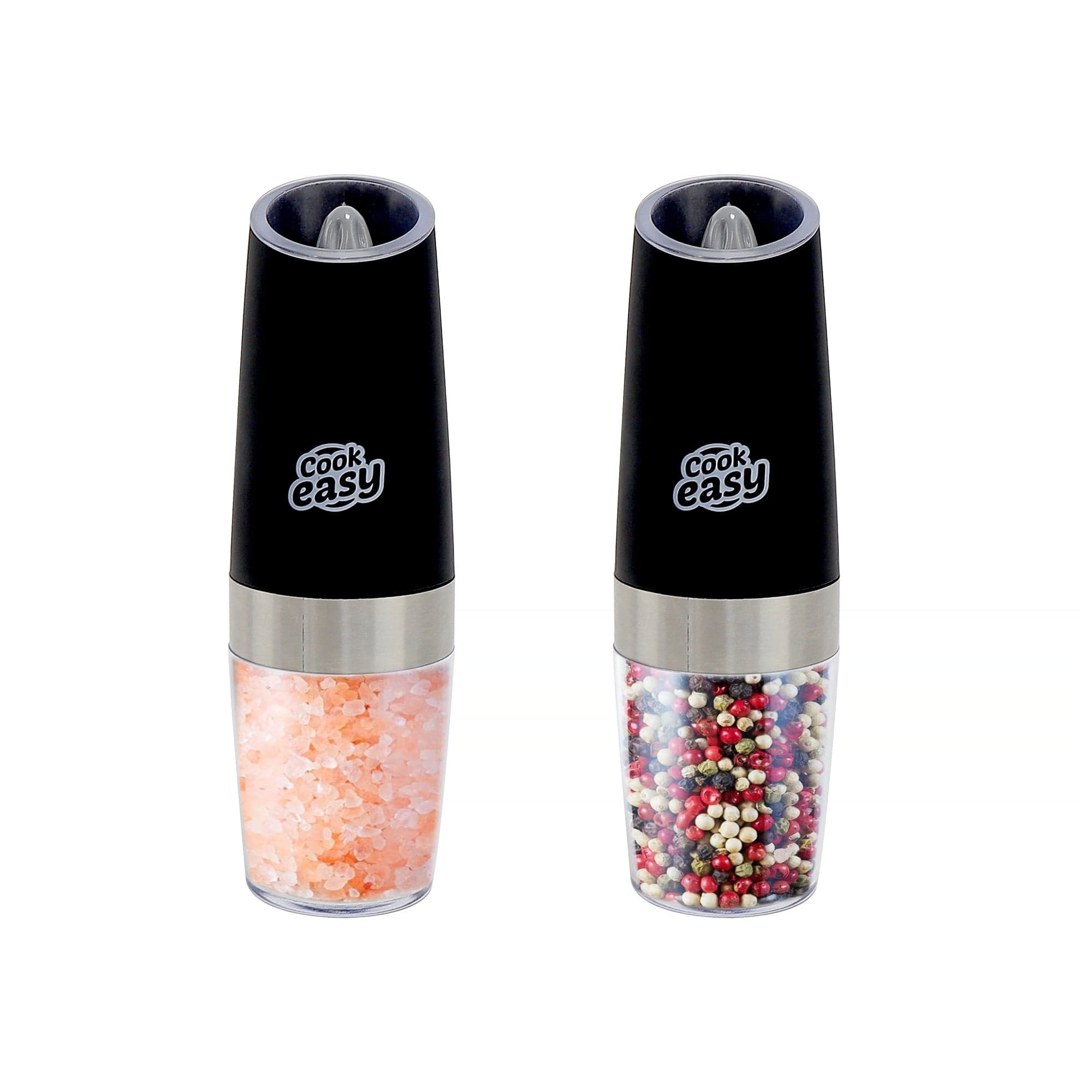 2 Pcs Gravity Sensor Electric Salt and Pepper Spice Grinder β image 2