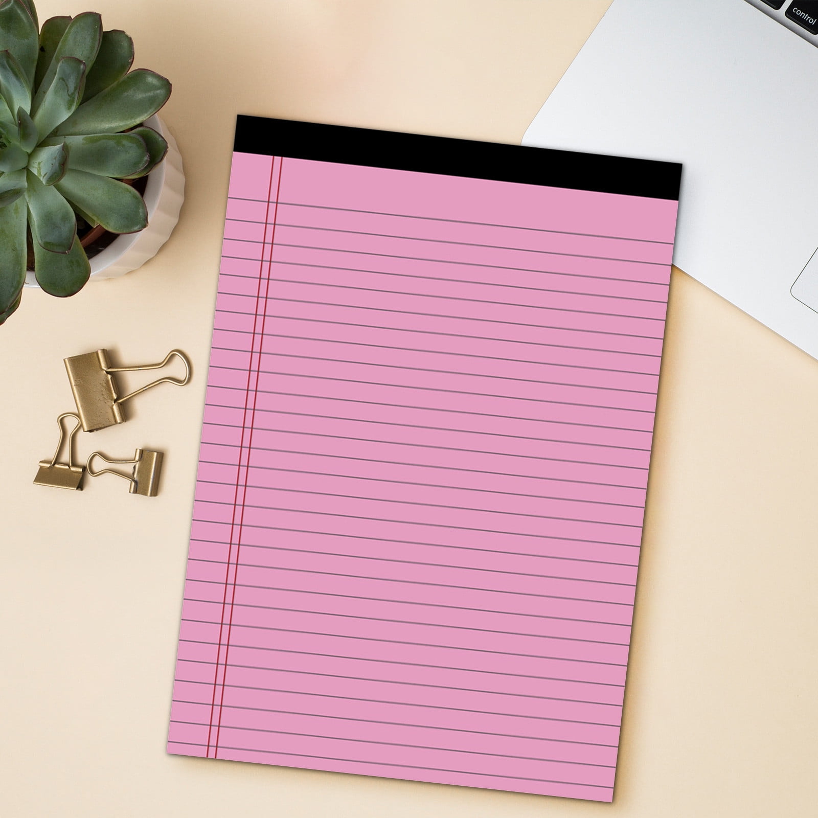 Legal Pad, 13.98 x 8.27" A3 Horizontal Line Tear-off Notepad (50 Pages), Portable Notepad Memo Planner, Colored Note Pads, College Ruled Notepads for Office — image 6