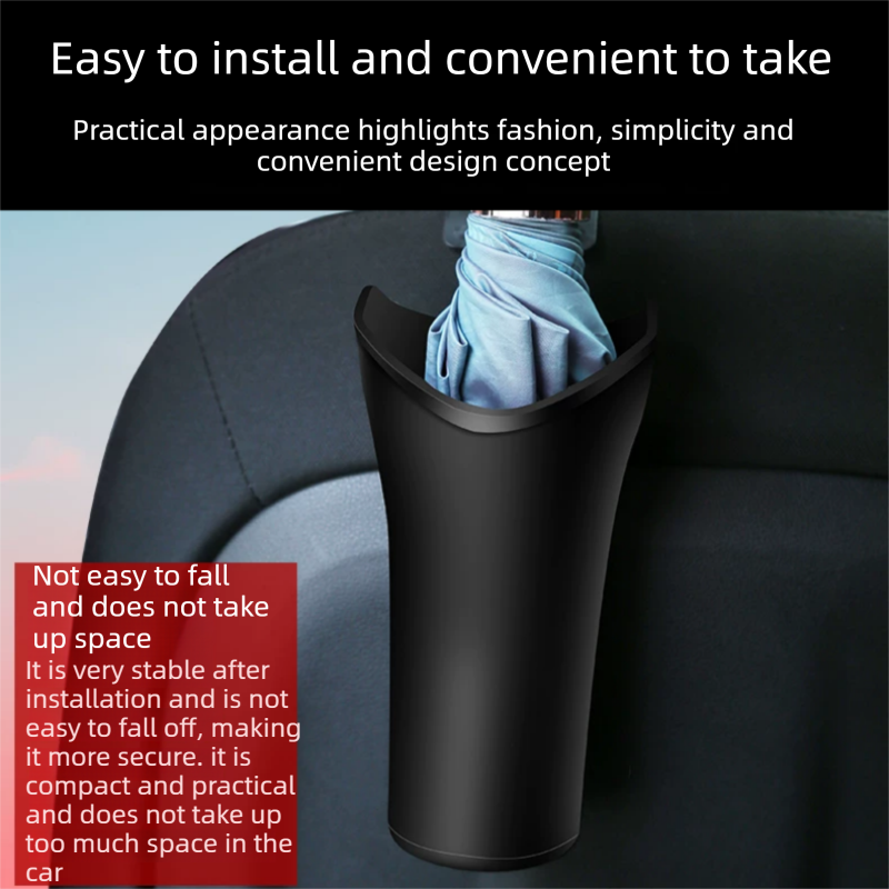 2 pcs Car interior essentials set-Silvery Car Air Vent Aroma Diffuser & Black Hanging Storage Bin- hanging storage container that is convenient to use and โ image 4