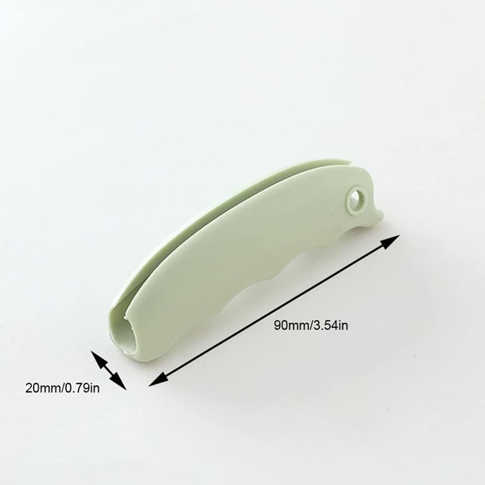 3-Piece Shopping Bag Handles Set - Blue Green Pink - Soft Padded Silicone Grips with Keyhole - Anti-Slip Comfortable Kitchen Gadget for Easy Shopping — image 6