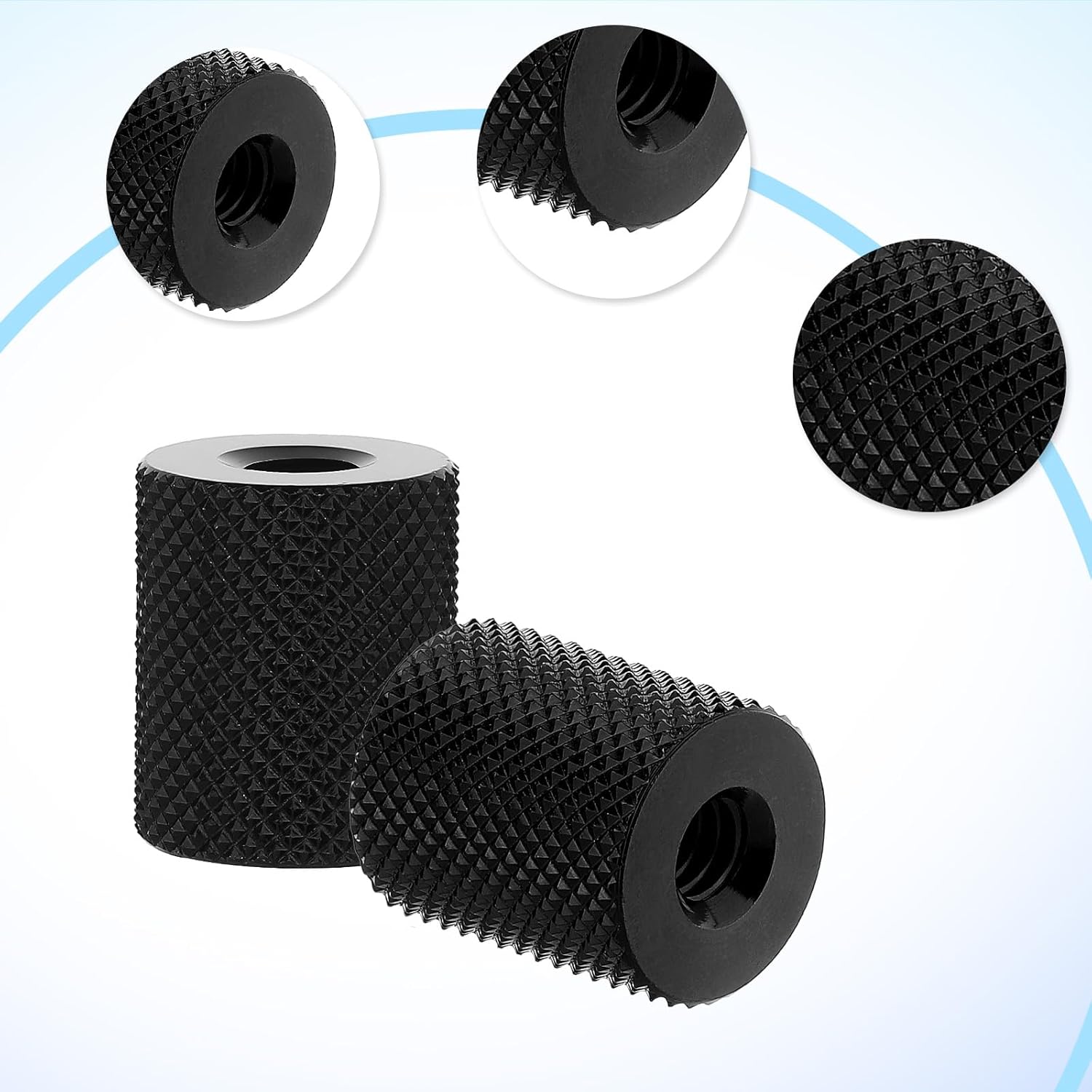4 Pcs Double Female Thread Tripod Cylinder Adapter Screw 1/4 to 1/4 with Center 1/4-20 Thread Photography Equipment Camera Tripod Nut Accessories Suitable for โ image 5