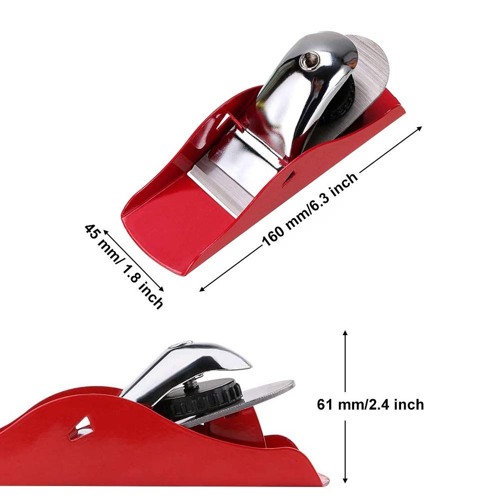 Mini Hand Planer Small Trimming Planer Woodworking Pocket Plane Hand Plane with Blade Adjustable Block Plan โ image 3