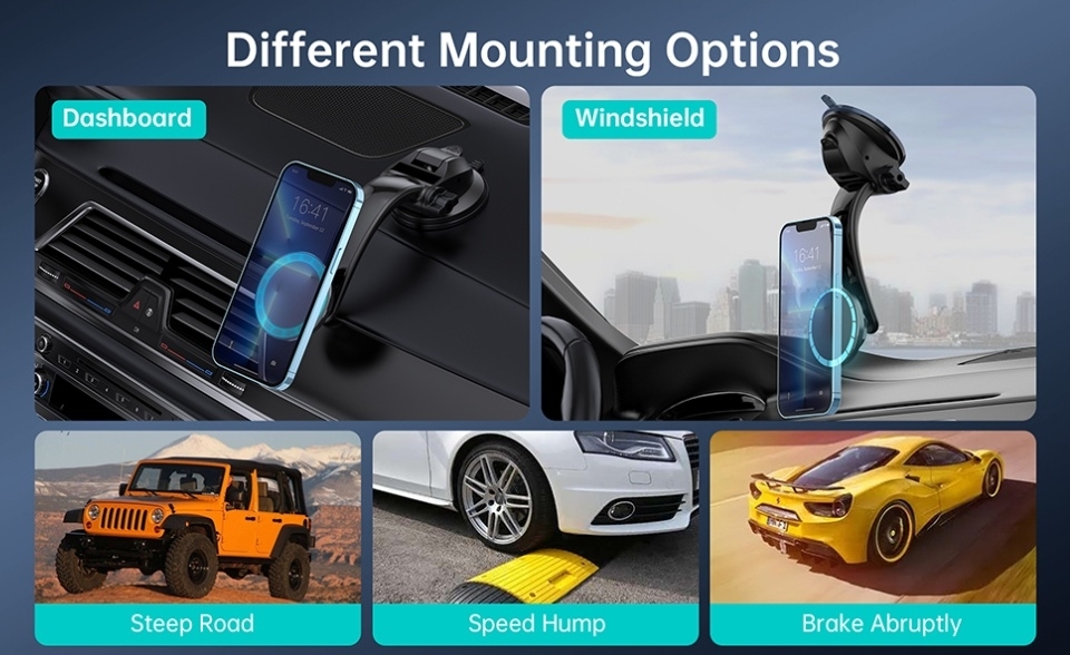 Choetech AT0005 Magsafe car mount for New iphone โ image 3