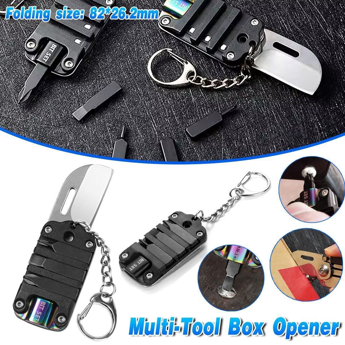 3in1 Multifunctional Pocket Knife Portable Combination Tool for Camping Survival - Colourful — image 2