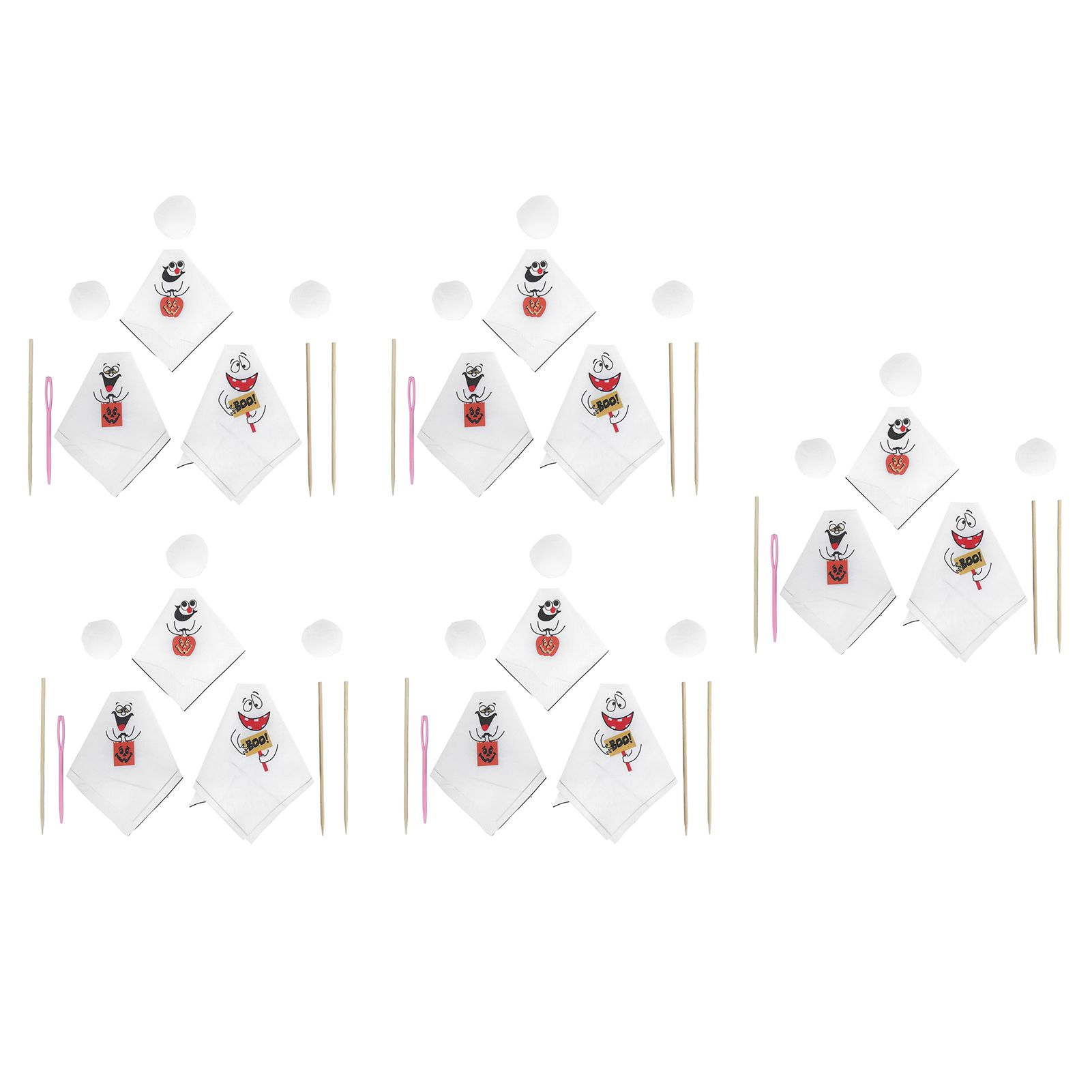 5Set Halloween Hanging Ghost Pumpkin Ghost Ornament Halloween Hanging Decoration for Festival — image 3