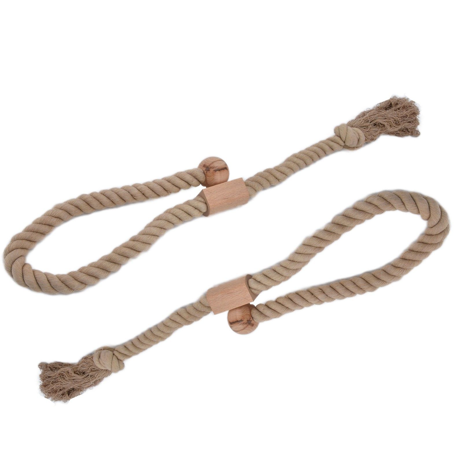 2PCS Curtain Tieback Cotton Curtain Holdback Rope Curtain Magnetic Cord for HouseholdDark Color — image 6