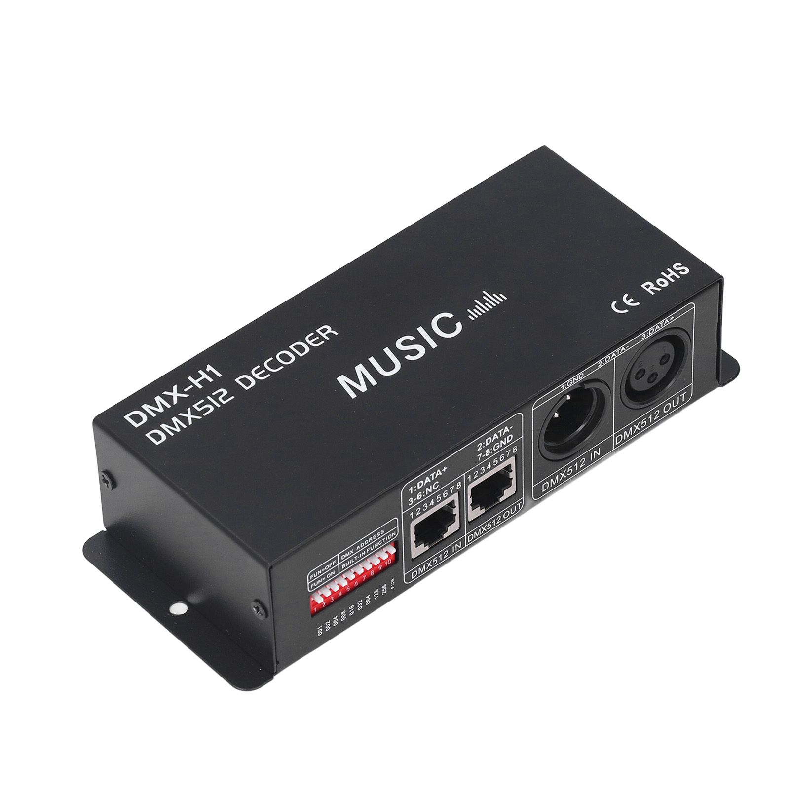 4 Channel DMX 512 Decorder Adjustable RGB Dimming LED Decorder Controller for Bars Hotels Sober Bars8A โ image 4