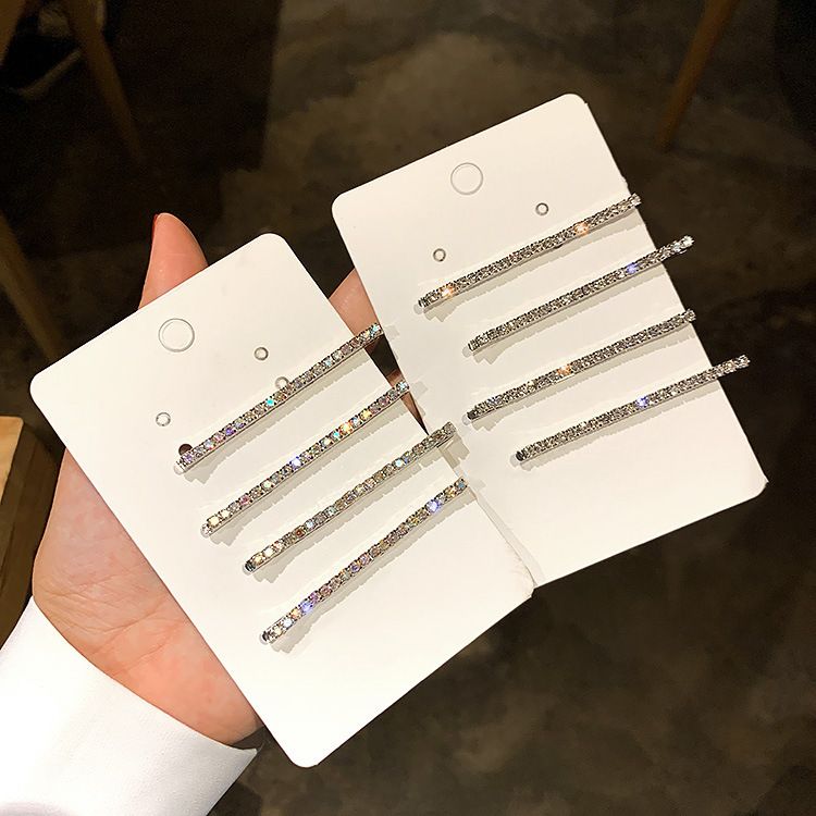 2PCS Stylish Hair Pins for Women | Small Crystal Pins for Thin Hair, Also Ideal for Thick Hair Hematite โ image 4