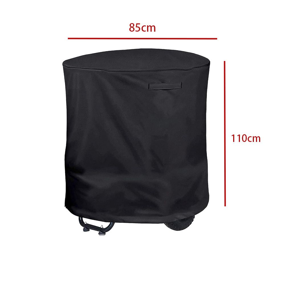 Waterproof Heavy-Duty Wood Chipper Shredder Mulcher Cover for Wood Chipper Shredder Mulcher and Leaf Mulcher(420D:85*110cm),Black — image 5