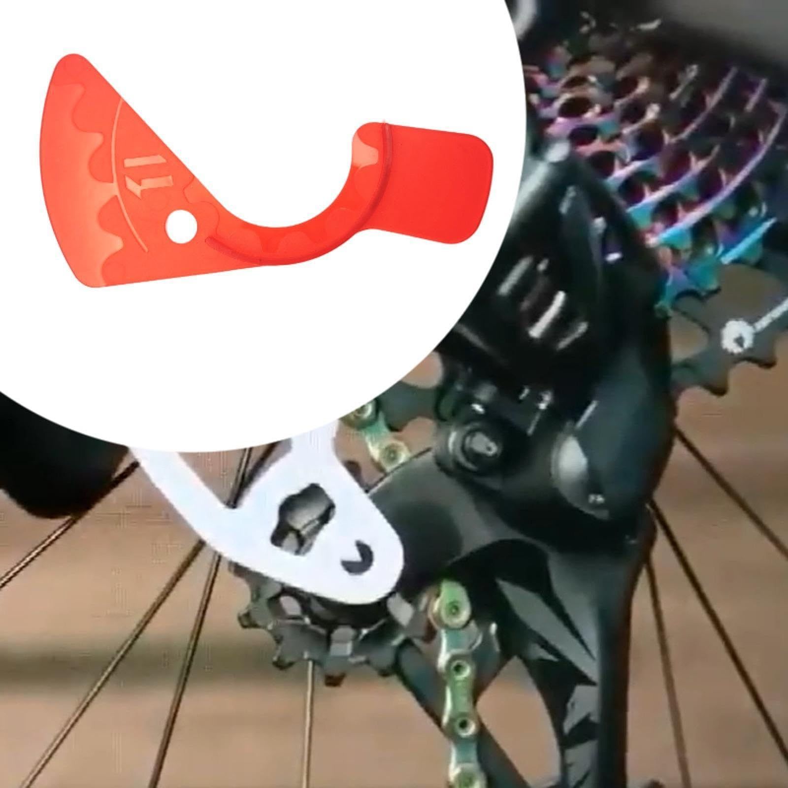 Bicycle Derailleur Adjuster Chain Gap Adjustment for Hiking, Road, City, Mountain Bike and Racing (Red) -1PCS — image 4