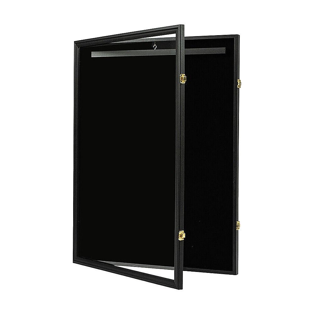 Wall Mounted Lockable Jersey Display Case 80cm Sports Memorabilia Storage Box For Football And Basketball Shirts