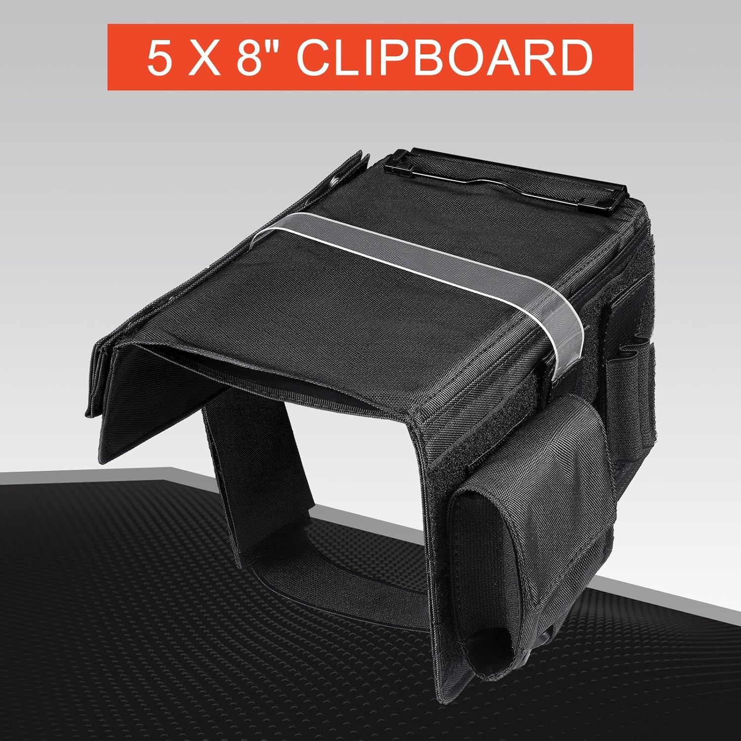 Reversible Kneeboard Pilot Black Classic Clipboard & Pen Holder Kneeboard Aviation for Professional Pilots, General Aviation — image 2