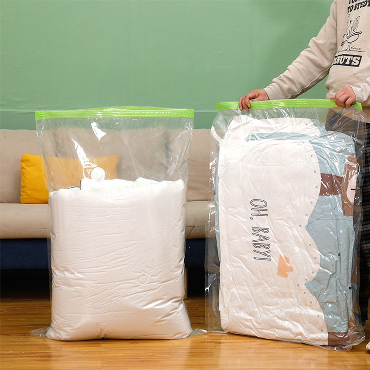 Vacuum Bags for Clothes - Set of 4 - with Manual Inflation Function - 120 × 100cm — image 4
