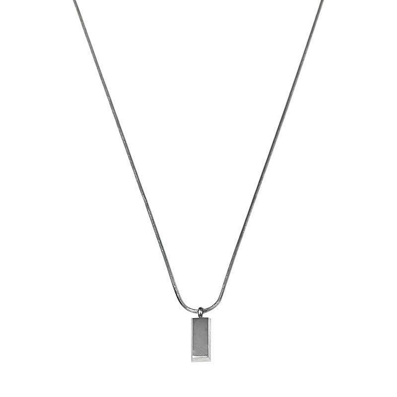 Initial Necklaces for Women Gold Plated Necklace Personalized Tag Necklace for Women Trendy Pendant Jewelry Gifts