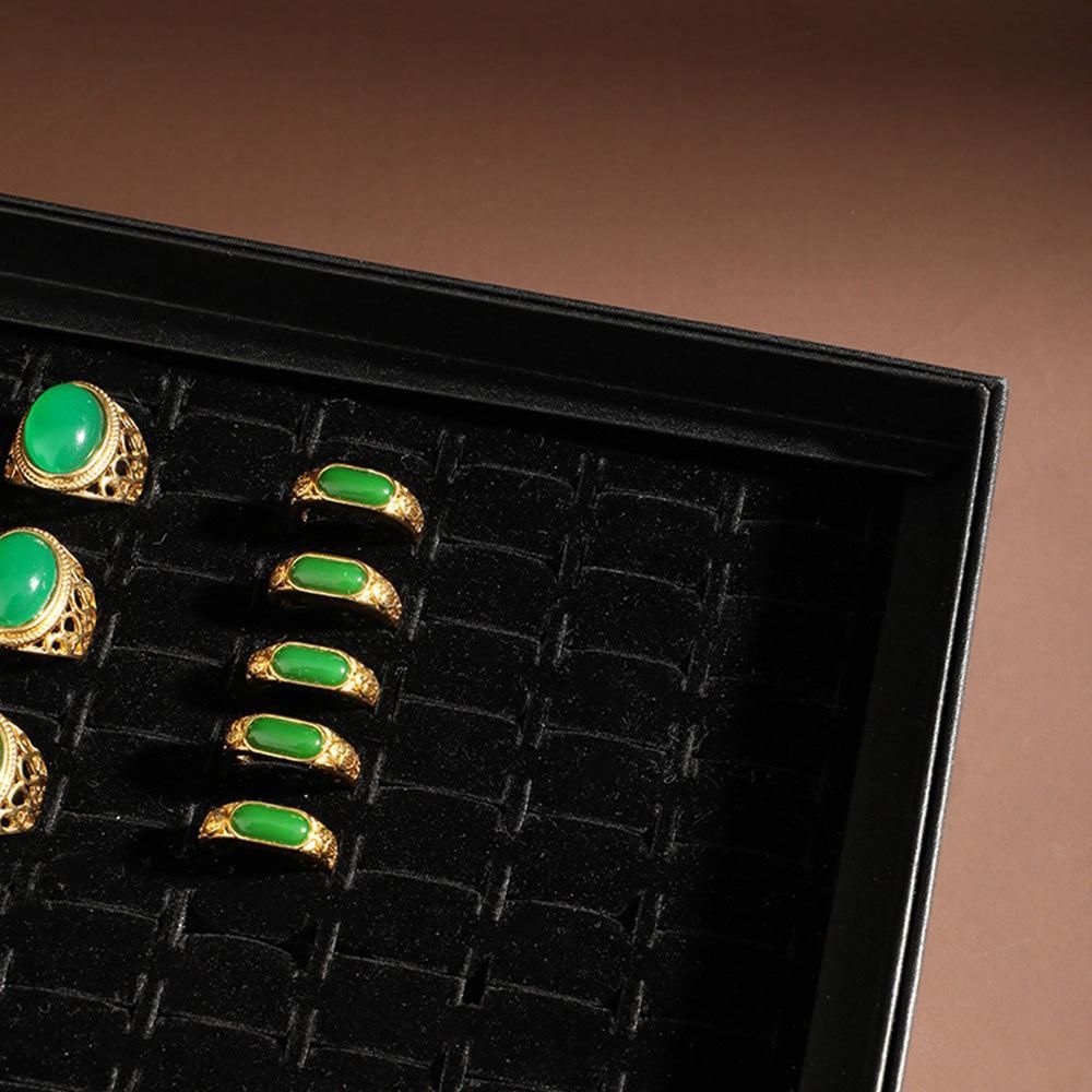 100 Slots Jewelry Ring Display Organizer Tray Case — image 3