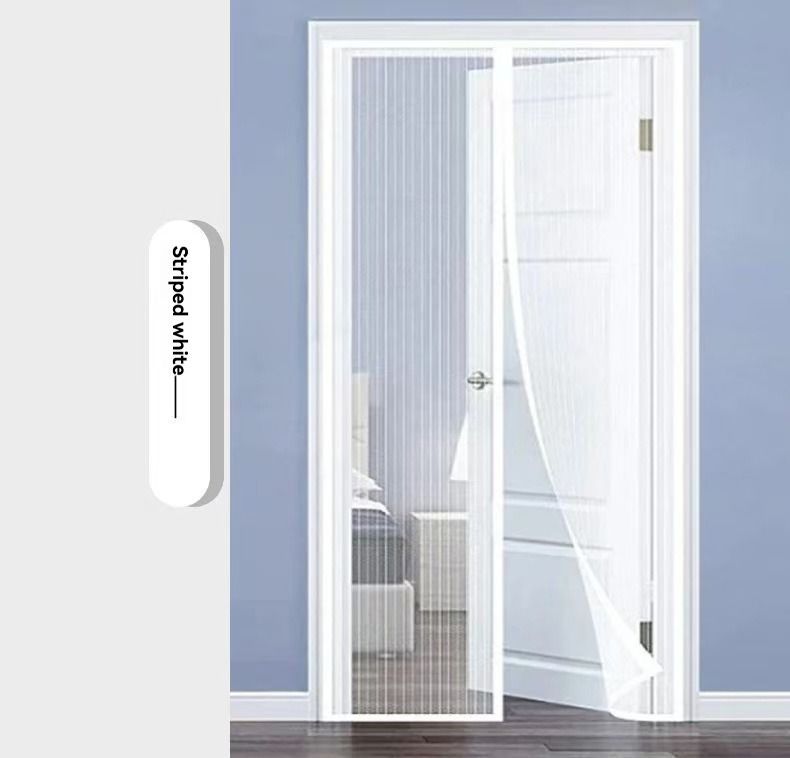 Magnetic Screen Door Self-Sealing Mesh Curtain Heavy-Duty Screen Door Insect - Black - Size 80-210cm โ image 2