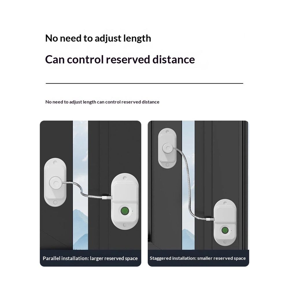 Fingerprint Fridge Lock, Refrigerator Lock with Fingerprint, for Fridge, Cabinet Locks, Drawers, Dishwasher, Toilet and Cabinet Locks Baby Proofing, 3M — image 2