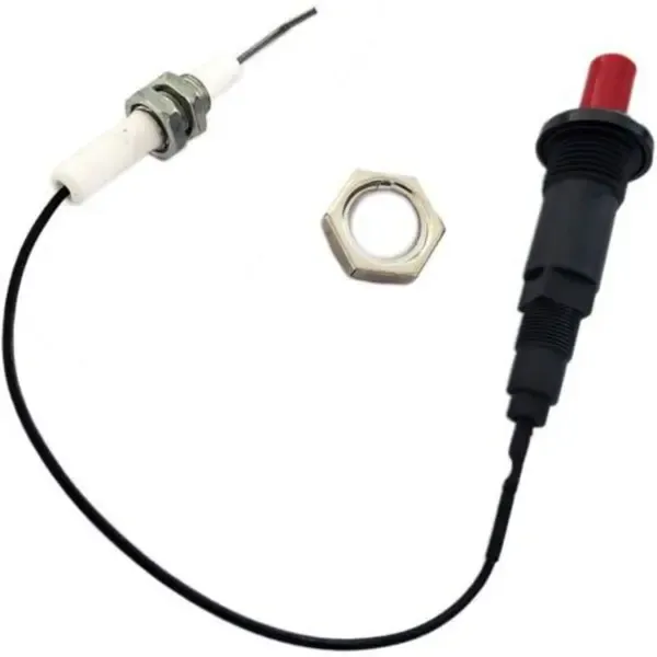 2 Pack Universal BBQ Grill Igniter Kit With Ceramic Spark Plug Cable Push Button for Propane and Natural Gas Grills — image 3