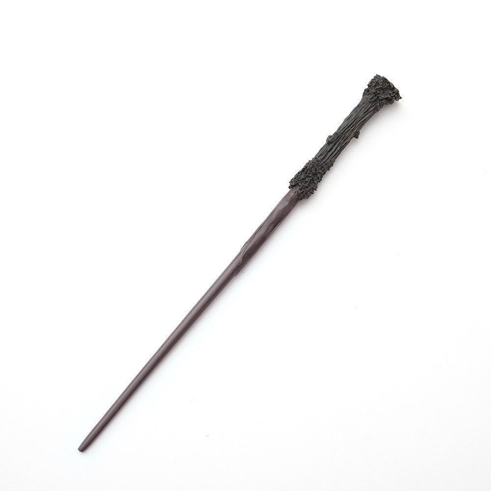 Unique Shaped Magic Wand, Durable Resin & Metal Core Construction, Cosplay Party Supply, Style 2, Red Gold Stamping Ribbon Gift Box