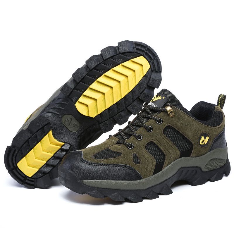 Qifeng Men Women Hiking Shoes Outdoor Sneakers brown plus cotton 43 โ image 5