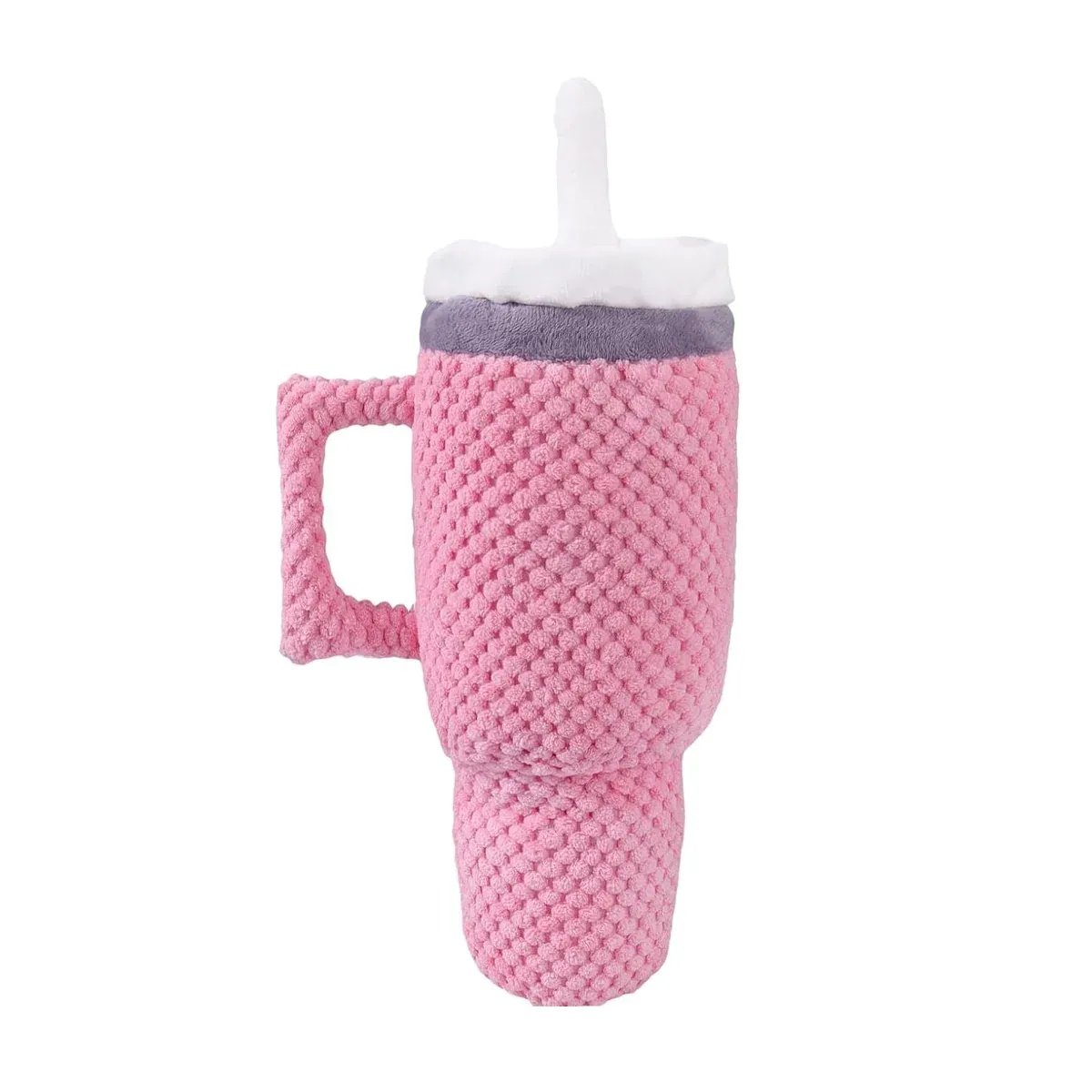 Dog Squeaky Toy Stuffed Water Cup Toy Plush Cup Chew and Supplies Training Pet — image 2
