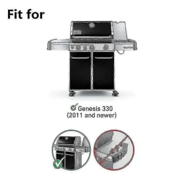 Grill Igniter Kit with 4 Electrodes and Wires for Weber Genesis E330 EP330 S330 CEP330 Gas Grills 2011 and Newer — image 4