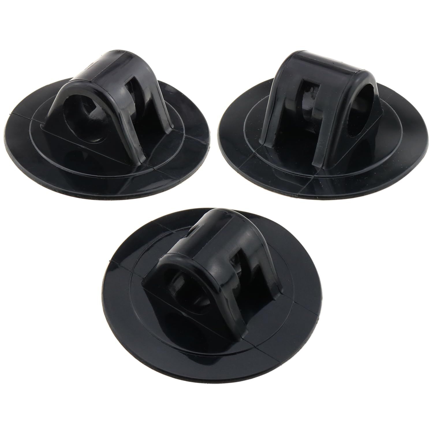 4PCS Black Engine Mount Boat Motor Stand Holder Rubber Fixing Bracket Buckle Inflatable Seat Outboard Hook Propeller Motor โ image 3