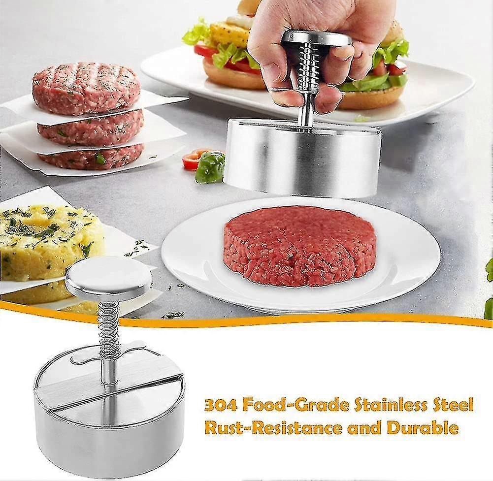 Stainless Steel Burger Mold Grill Kitchen โ image 4