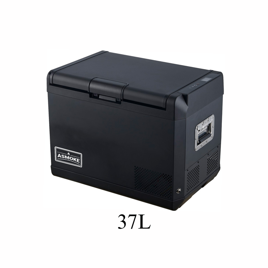 ASMOKE Premium Mini Fridge | 37L Compact Refrigerator with Roll-Bond Evaporator & Internal Light for Camping, RV & BBQ — image 2