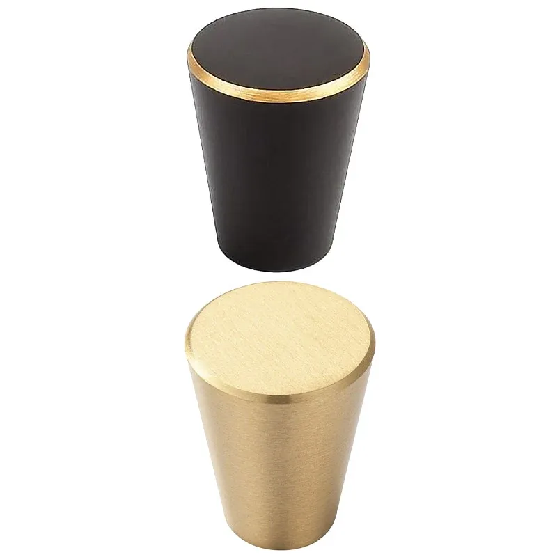 Modern Simple Cabinet Handle Single Hole Drawer Pull for Wardrobe Door Furniture - Copper β image 3